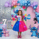 Vestido Lilo Stitch - Pink e Azul com Led