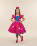 Vestido Lilo Stitch - Pink com LED