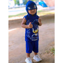 Conjunto Infantil Personagem Camisa e Bermuda
