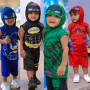 Conjunto Infantil Personagem Camisa e Bermuda