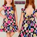 Vestido Infantil Menina Princesa Luxo Estampa COLORIDA