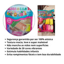 Massa EVA Colorida Infantil 20 Cores