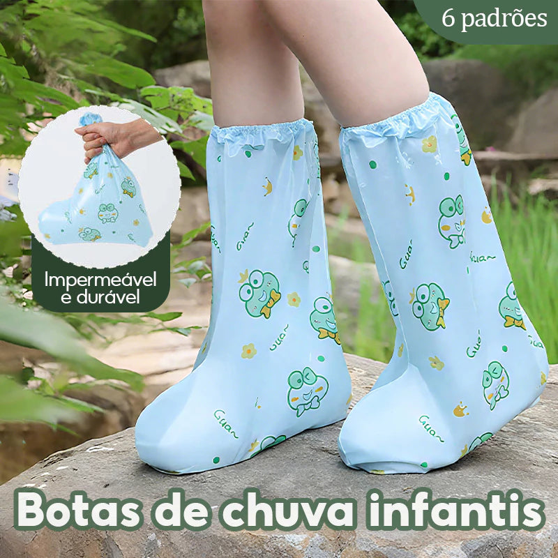 Capas Impermeáveis Infantis – Diversão Sem Molhar os Pezinho
