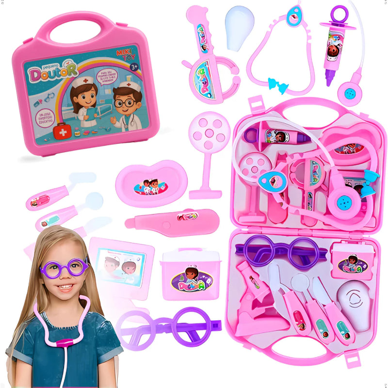 Kit Médico Infantil - Doutor(a) Mala Portátil