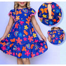 Vestido Infantil Menina Princesa Luxo Estampa COLORIDA