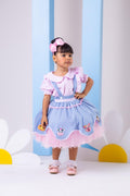 Vestido Fazendinha Salopete Jeans