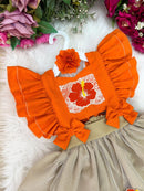 Romper/Vestido Moana Princesa Praiana