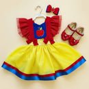 Romper/Vestido Princesa Branca de Neve