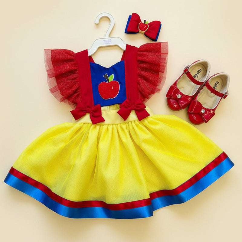 Romper/Vestido Princesa Branca de Neve