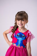 Vestido Lilo Stitch - Pink
