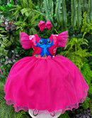 Vestido Lilo Stitch - Pink com LED