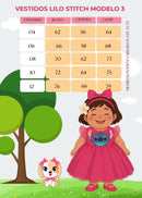 Vestido Lilo Stitch - Pink
