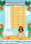 Vestido Temático Kids Moana