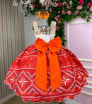 Vestido Temático Infantil Luxo Moana