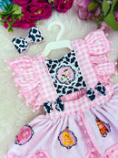 Romper/Vestido Fazendinha