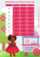 Vestido Lilo Stitch - Pink com LED