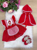 Romper/Vestido Princesa Chapeuzinho Vermelho