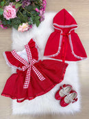 Romper/Vestido Princesa Chapeuzinho Vermelho