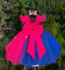 Vestido Lilo Stitch - Pink e Azul com Led