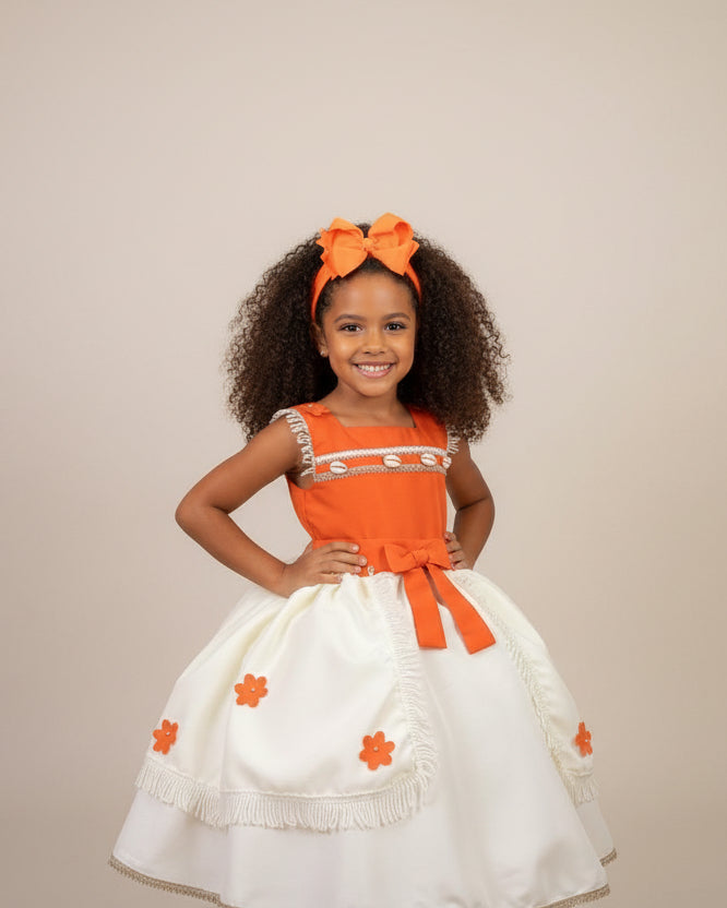 Vestido Temático Kids Moana