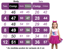 Conjunto Infantil Body e Saia Pink Lilo Stitch e Angel
