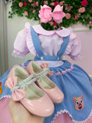 Vestido Fazendinha Salopete Jeans