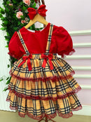 Conjunto Junino Vermelho - Encanto Caipira