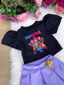 Conjunto Blogueirinha Temático Guerreiras do K-Pop