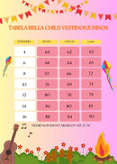 Vestido Junino - Encanto do Interior Verde