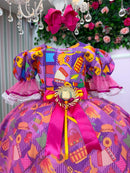 Vestido Marie Junino - Luz da Fogueira