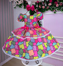 Vestido Junino - Sertão Animado Pink