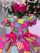 Vestido Junino - Sertão Animado Pink