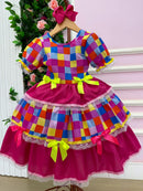 Vestido Junino Mimadine Luxo Amora